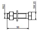 TF-6621 Mounting Sets - Steel 