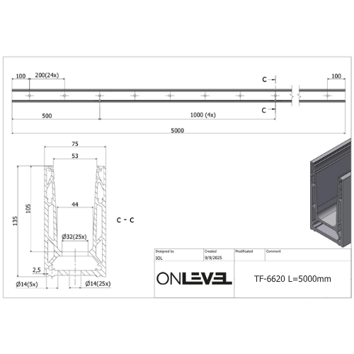 TF-6620 Glass Profile