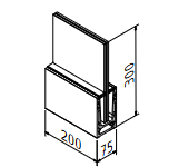 TURBOFLEX TF-6620 display box aluminum natural anodized