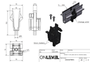 TL-1010 Connector incl. water discharge exit plastic black 