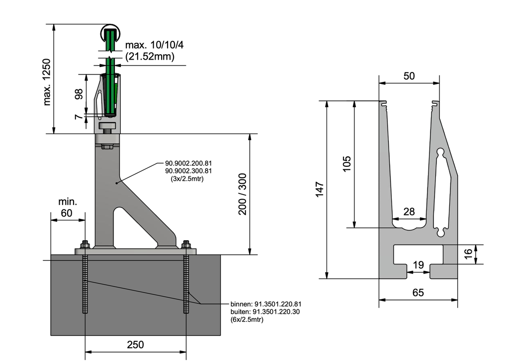 TL-5010 Glasprofil