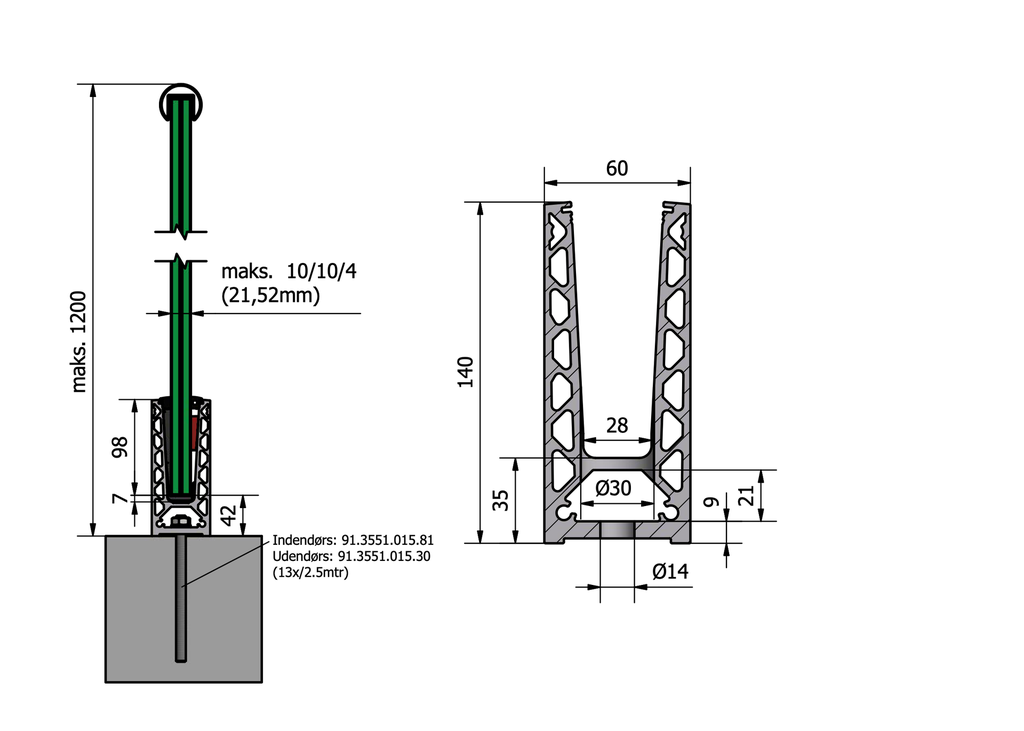 TL-6020 Glasprofil