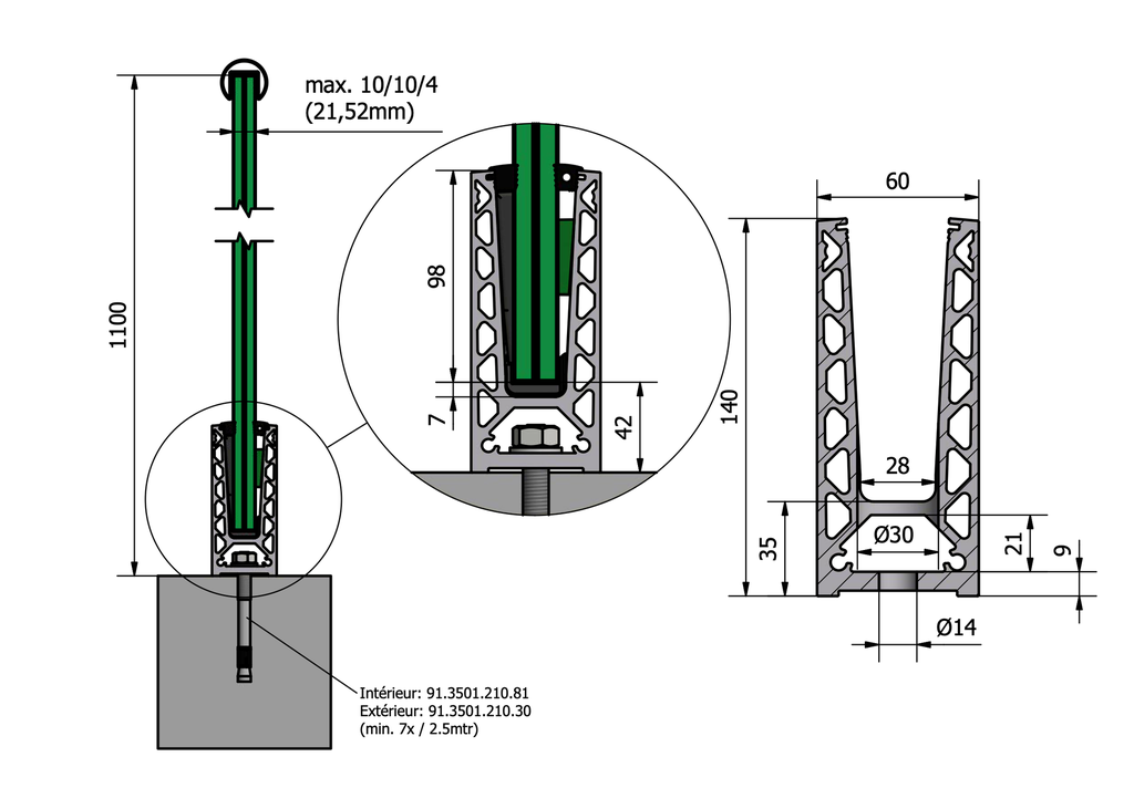 TL-6020 Glasprofil