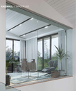 KAZIWALL Glas Profielen Vloermontage