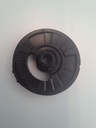 KRONOS, 2K instelring bovenzijde plastic/rubber zwart
