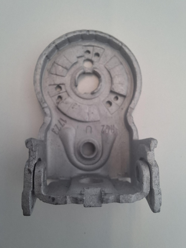 KRONOS, 2K instelring bovenzijde plastic/rubber zwart