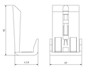 TURBOFLEX 1.0kN hoogte insteller
