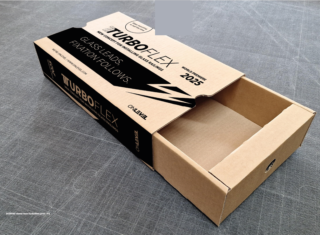 TURBOFLEX TL-6620 display doos aluminium natuur geanodiseerd
