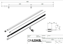 LAZORTRACK Complete Set RVS Voor Wandmontage