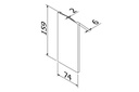 TL-6140 Eindkap links/rechts aluminium naturel geanodiseerd