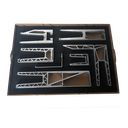 Demo box All TransLevel Systems, Handrail, Top Cover, Fixings systems