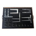 Demo box All TransLevel Systems, Handrail, Top Cover, Fixings systems