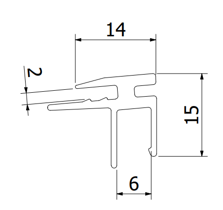 Top Cover Slim horizontal 