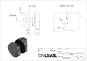 TL-2050 Glass adapt. Ø50mm conn. Ø42.4mm AISI 316 satined