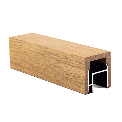 Main courante pour support en verre