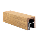 Handlauf für Glashalterung