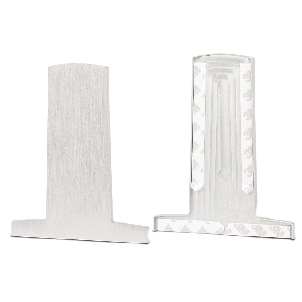 TL-4010 Eindkap links/rechts aluminium naturel geanodiseerd