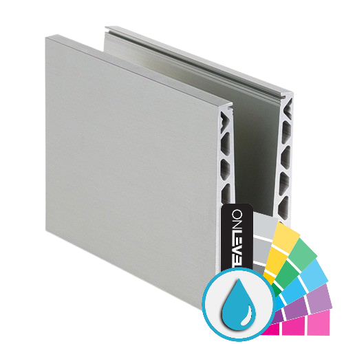 Glas profiel TL-6020, L=2500mm aluminium ARMOR RAL