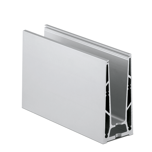 TL-6000 Profilé pour verre  L=5000mm aluminium brut