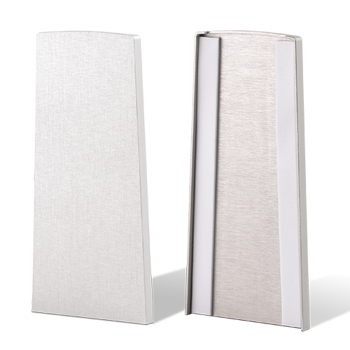 TL-6000 Endcap left/right aluminum natural anodized