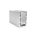 TF-6620 Glas Profil L=2500mm, Aluminium unbehandelt