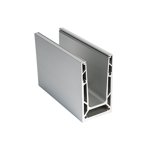 TF-6620 Glas Profil L=2500mm, Aluminium natur eloxiert