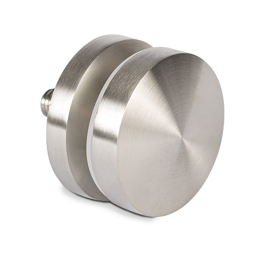 Glas adapter Ø50mm t=10mm rvs 316 geborsteld