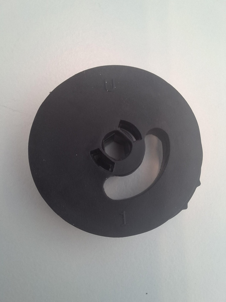 KRONOS 2K adj. ring top side plastic black