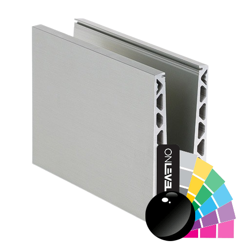 TL-6020 Glasprofil  L=5000mm Aluminium RAL glänzend