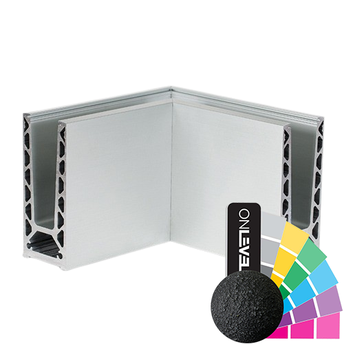 TL-6020 Eckverbinder 90° innen/außen Aluminium RAL struktur