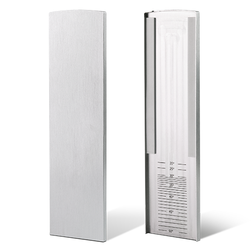 TL-6020 Embout gauche/droit pour escaliers aluminium anodisé