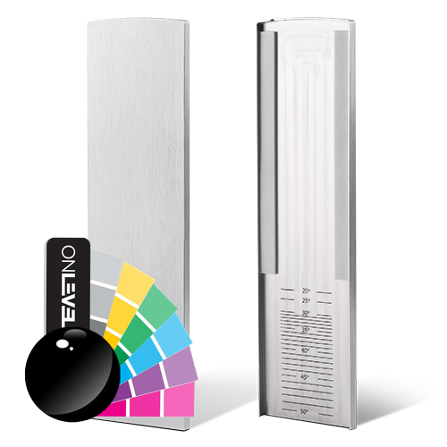 TL-6020 Embout gauche/droit alum. RAL brillant aluminium RAL