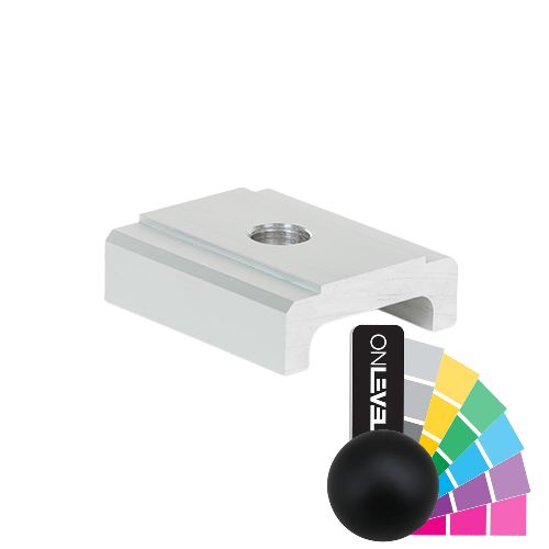 TL-6020 Afstandhouder dikte 18mm aluminium RAL mat