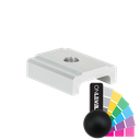 TL-6020 Afstandhouder dikte 18mm aluminium RAL mat