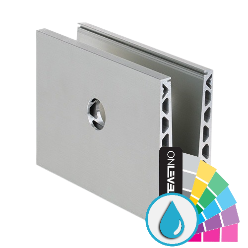 TL-6021 Glasprofil  L=5000mm Aluminium RAL ARMOR