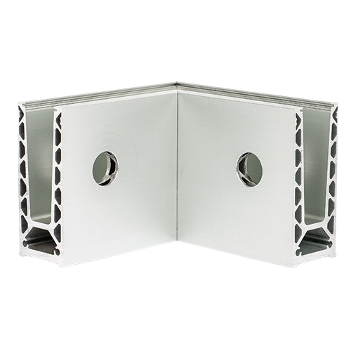 TL-6021 Inside corner 90° aluminum natural anodized