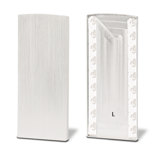 TL-6021 Eindkap links aluminium onbehandeld