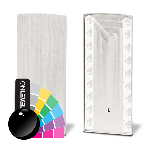 TL-6021 Eindkap links alum. RAL glanzend