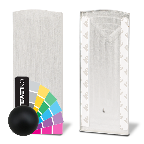 TL-6021 Embout gauche avec aluminium RAL mat