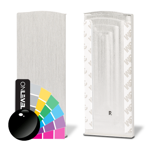 TL-6021 Embout droit avec alum. RAL brillant aluminium RAL