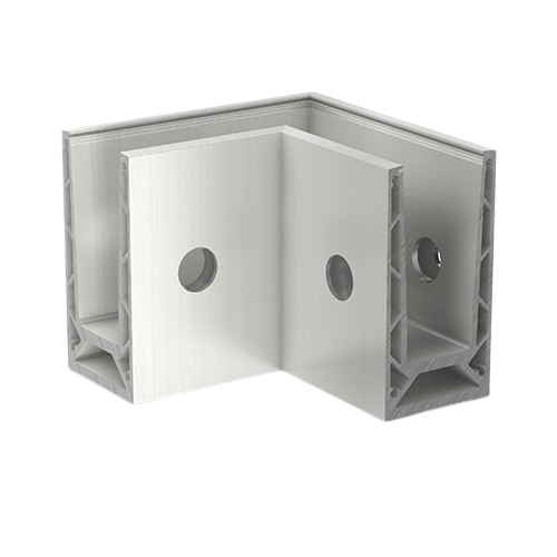TL-6041 Innvendig hjØrne 90° aluminium rå overflate