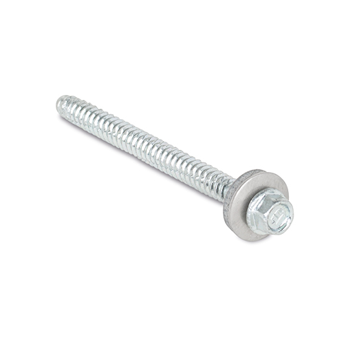 SKYFORCE vis de fixation Ø6.3x102m pour montage sur encadrement PVC avec noyau en acier, inox 304