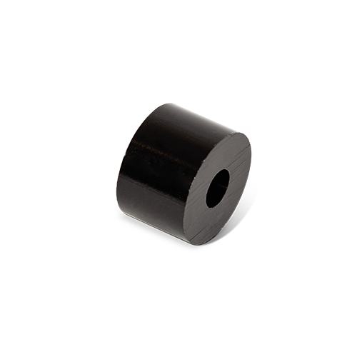 SKYFORCE afstandhouder Ø16mm  L=10mm, aluminium zwart geanod.