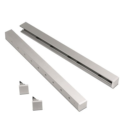 Skyforce-Side Sound Shield incl. rubberset for glass 16.76/17.52mm height 2000mm, aluminum mill finish