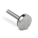 Punkthalter Ø30mm Vorderteil V4A gebürstet