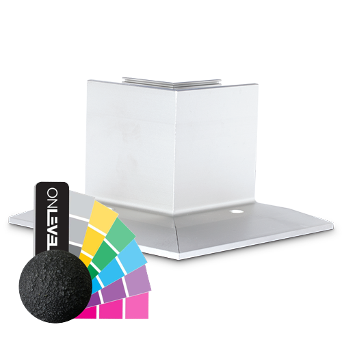 TL-3010 Binnenhoek 90° aluminium RAL (struct.)