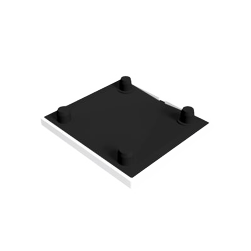 GUARDIAN OF THE UNIVERSE post endcap bottom 58x58mm, alum. natural anodized