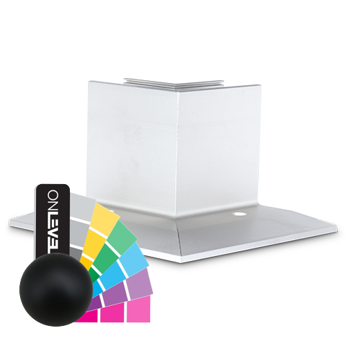 TL-3010 Binnenhoek 90° aluminium RAL mat