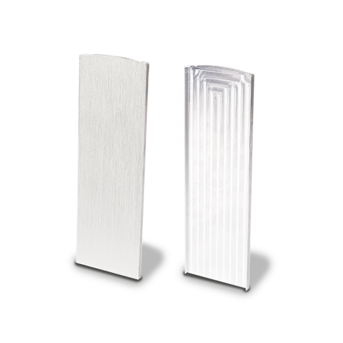 TL-6050 Endcap left/right for stairway aluminum natural anodized