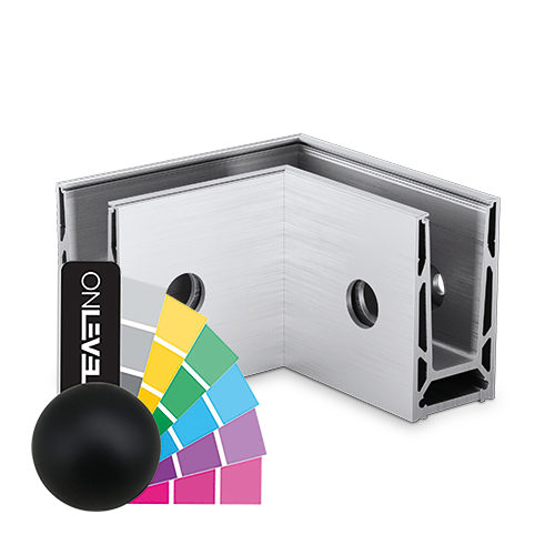 TL-6051 Innvendig hjØrne 90° aluminum RAL matte